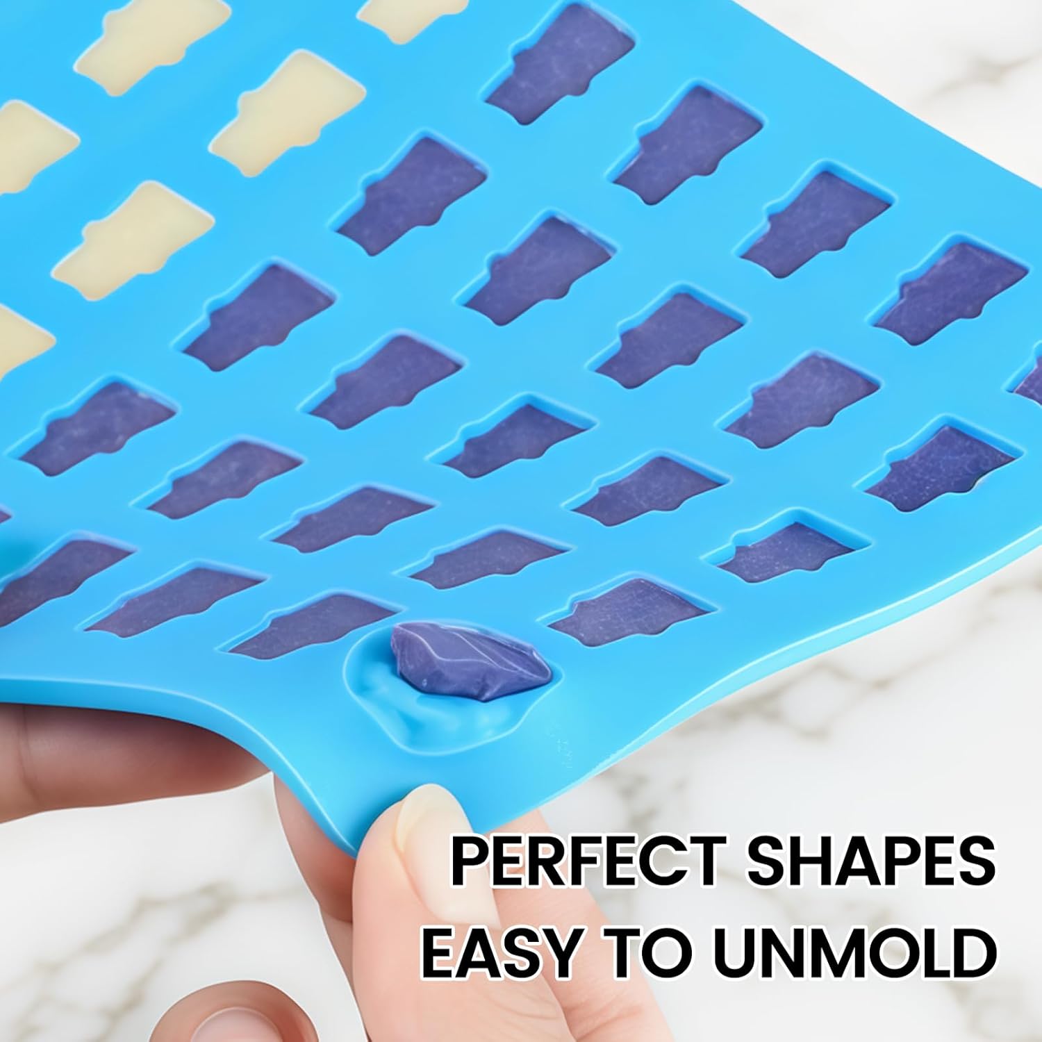 Gummy Molds Bear Candy Silicone - Mini Size Chocolate with 2 Droppers Nonstick Food Grade Pack of 4 (1ml) V1259-DP01-A-4496