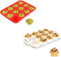 Silicone Muffin Pan Nonstick Cupcake & Metal Reinforced Frame Regular Size Pans Tray for Baking BPA Free - V1259-DP01-A-4530