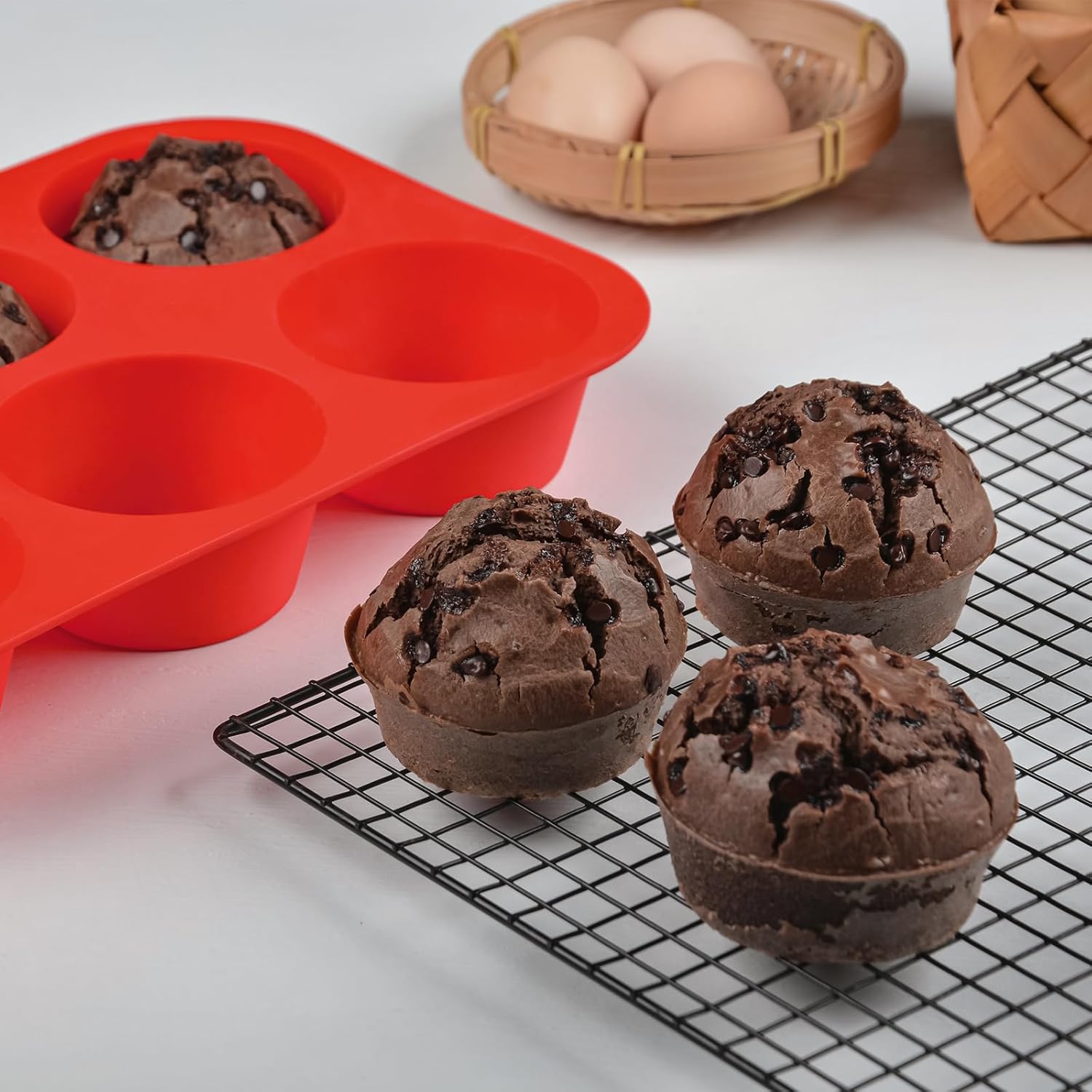 Mini Cupcake Pan & 3.5" Jumbo Muffin - V1259-DP01-A-4548