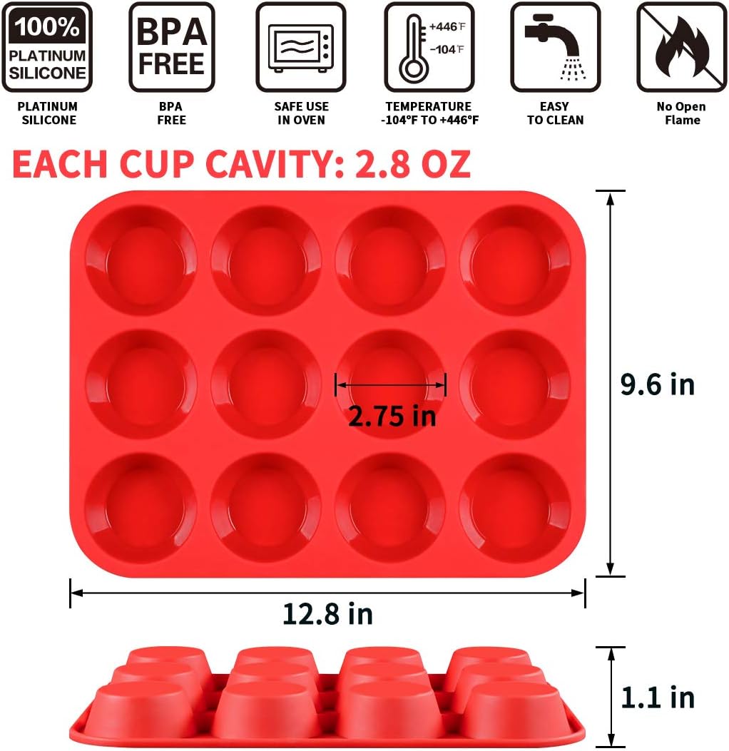 12-Cup Muffin Pan & Mini 24-Cup Cupcake - V1259-DP01-A-4551