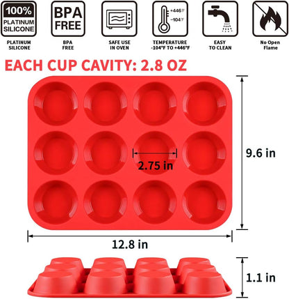 12-Cup Muffin Pan & Mini 24-Cup Cupcake - V1259-DP01-A-4551