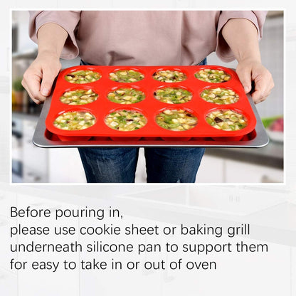 12-Cup Muffin Pan & Mini 24-Cup Cupcake - V1259-DP01-A-4551