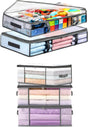 2 Pack Under Bed Storage Containers Bins-55L, 3-Pack Clothes Bags-35L - V1259-DP01-A-4602