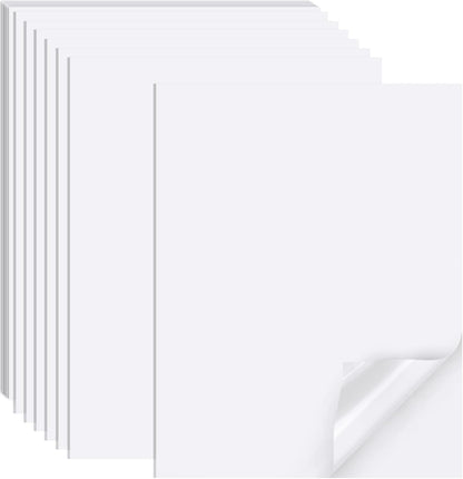 Printable Sticker Paper for Inkjet Printer, 40 Sheets 8.5"x11'' Matte Printer Full Sheet Labels Laser/Inkjet V1259-DP01-A-4647