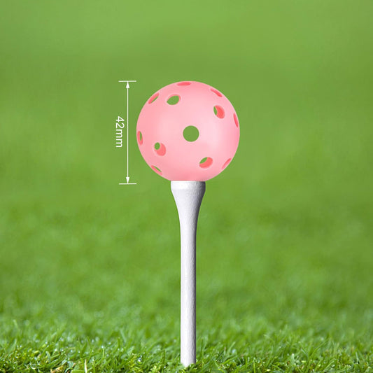 Practice Golf Balls 24 Pack, 42mm Plastic Balls, for Backyard, Training Swing Multicolor - V1259-DP01-A-4654