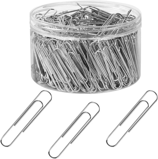 280 Pcs Large Paper Clips, 2 Inch Jumbo Silver Paperclips, Stainless Steel Paperclips Office for Teacher V1259-DP01-A-4660