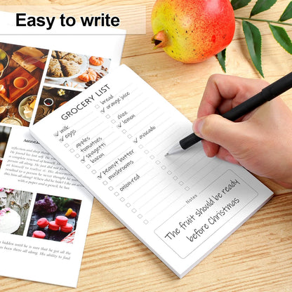 Grocery List Magnet Pad for Fridge, 2 Pack Magnetic Notepads Refrigerator, Full Back Shopping Lists, 60 V1259-DP01-A-4665