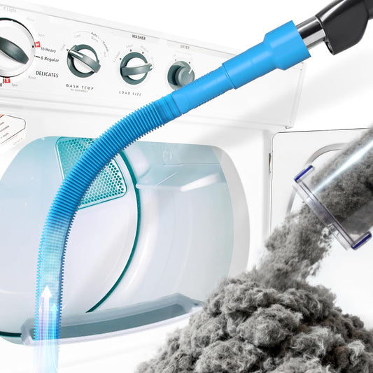 Dryer Vent Cleaner Kit Lint Vacuum Attachment Brush, Remover, Hose Replacement Parts,Duct Cleaning,Blue Blue - V1259-DP01-A-4763