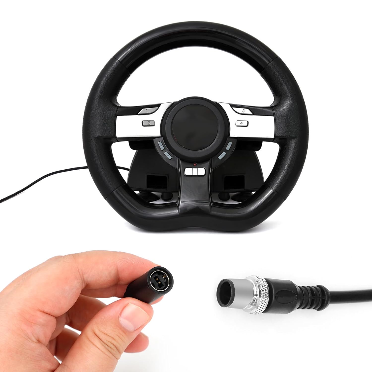 2pcs USB Breakaway Cable, Replacement Cord Adapter Cable for Logitech G920 Driving Force Thrustmaster Ferrari V1259-DP01-A-4868
