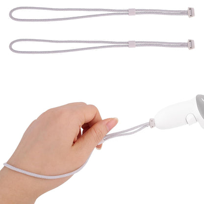 2pcs Controller Wrist Straps for Oculus 3, White Adjustable Hand Lanyards Easy to Attach VR Accessories 3s - V1259-DP01-A-4873