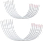 12 Pairs Bra Underwires, Metal Underwire Replacement Sturdy Supporters for Bras D Cup E Accessories White - V1259-DP01-A-4950