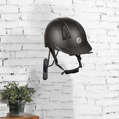 Wall Mounted Equestrian Helmet Rack,Metal Holder for Motorcycle Bike Baseball - V1259-DP01-A-5083