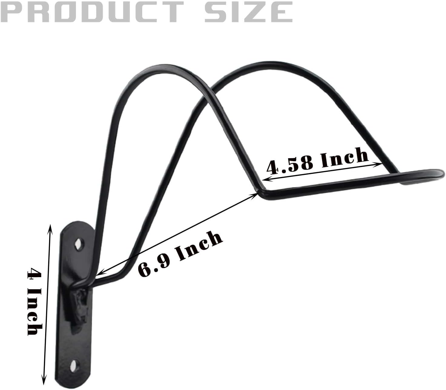 Wall Mounted Equestrian Helmet Rack,Metal Holder for Motorcycle Bike Baseball - V1259-DP01-A-5083