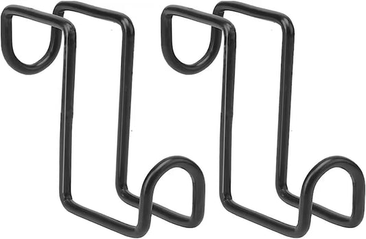 2PCS 4 Inch Tack Hook Heavy Duty Metal Birdle Water Bucket Hanger for Hanging Horse Bridles,Halter and V1259-DP01-A-5085