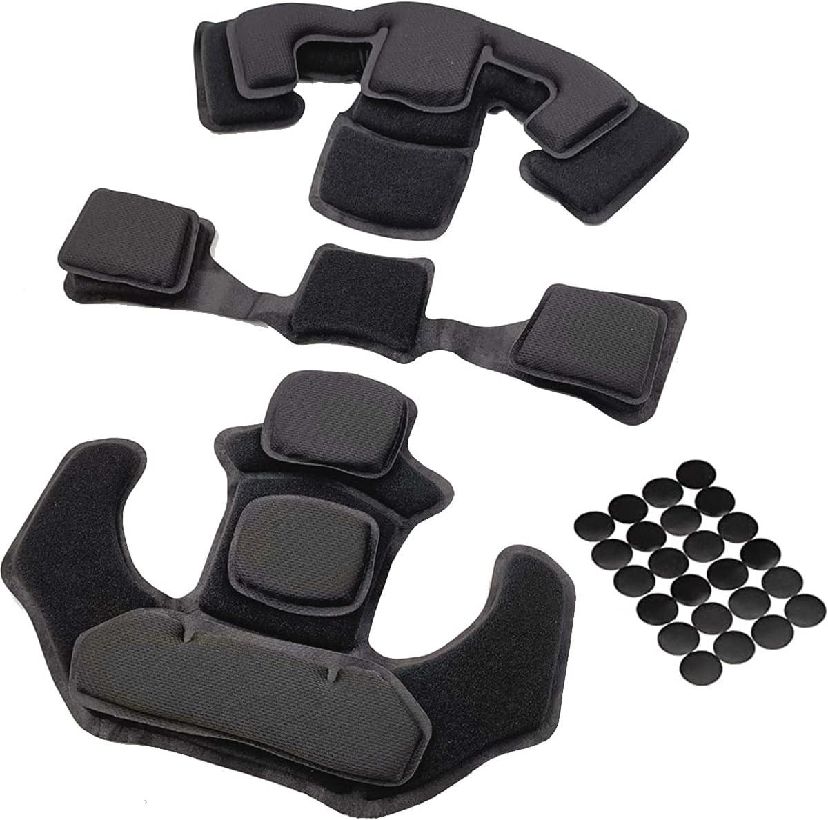 Helmet Padding Memory Foam Pad Protective Mat Kit for ACH MICH Team Wendy FMA EXF Black - V1259-DP01-A-5088