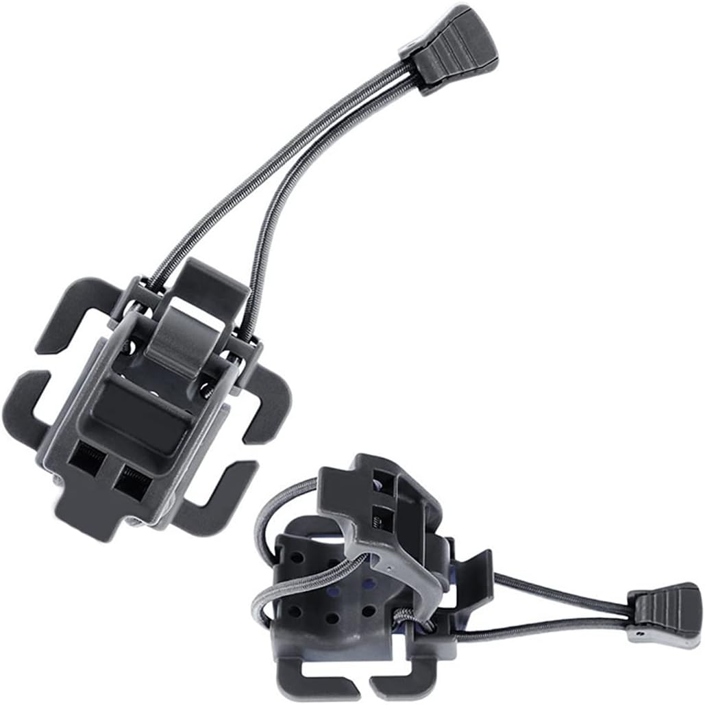 4 Pieces Tactical Gear Molle Clips Attachments Multifunction Hanging Buckle for Backpack Vest Black - V1259-DP01-A-5089