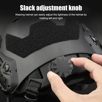 Tactical Helmet Strap Adjustable Chin Inner Suspension System with Bolts and Screws for Fast MICH IBH Airsoft V1259-DP01-A-5091