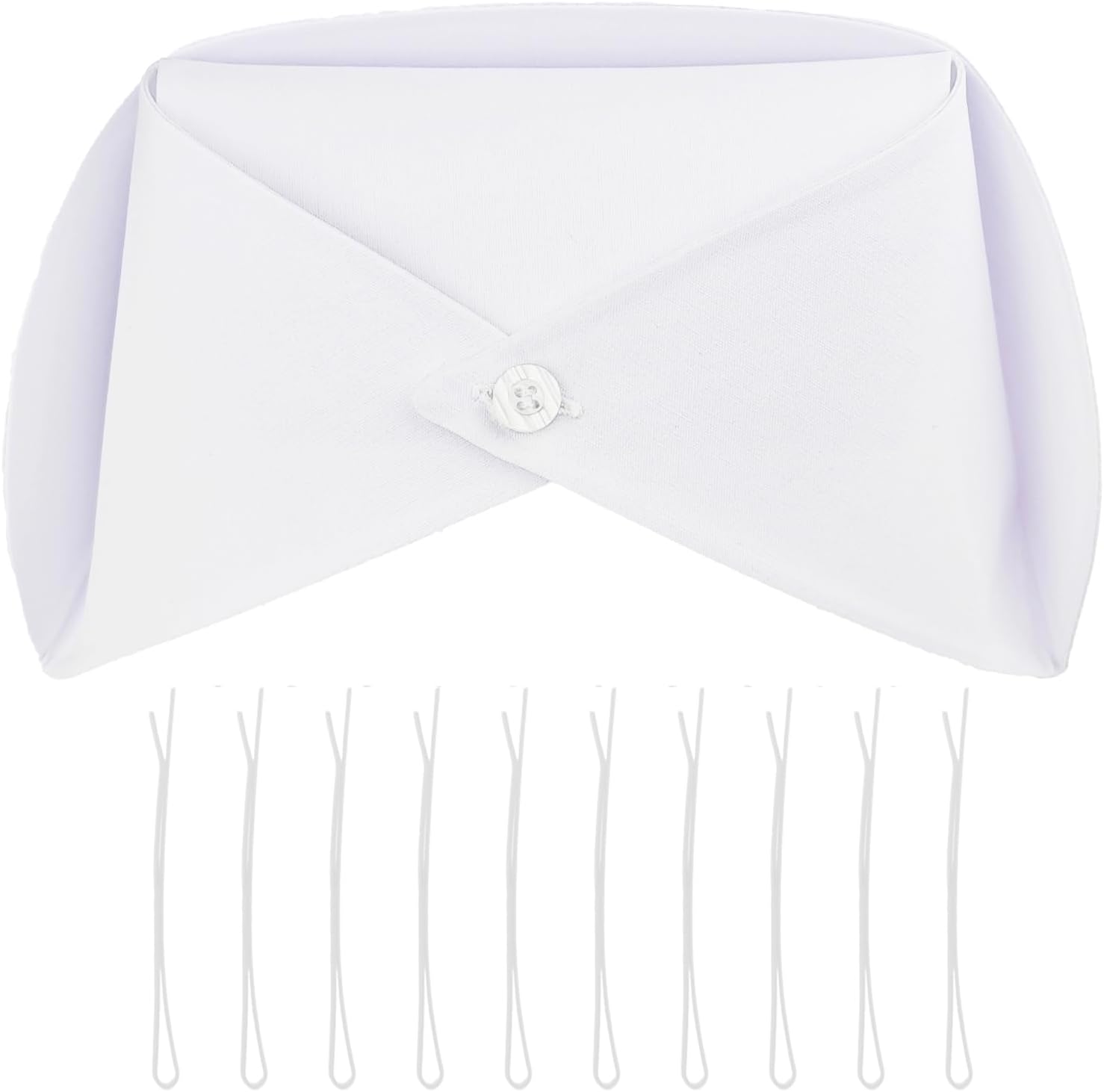 1/3/5/10 Pack White Nurse Hat Headband Cap Costume and 10 Pins V1259-DP01-A-510