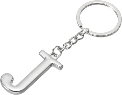 Initial Letter Key Chain, a Chain Pendant Ring J - V1259-DP01-A-5118
