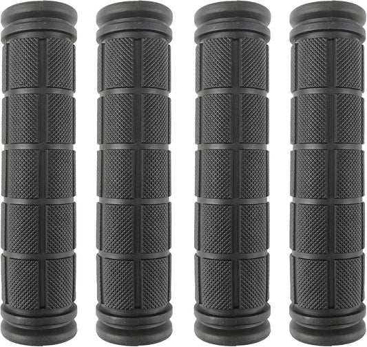 2 Pairs Bicycle Handle Bar Grips Mushroom for BMX/Road Mountain Bikes Black V1259-DP01-A-512