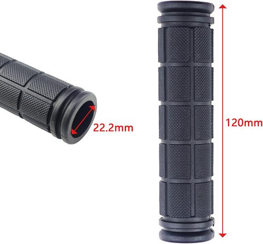 2 Pairs Bicycle Handle Bar Grips Mushroom for BMX/Road Mountain Bikes Black V1259-DP01-A-512