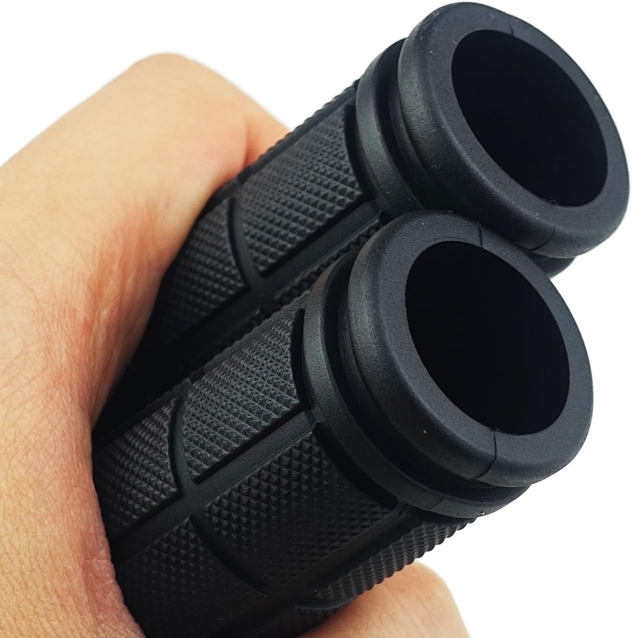 2 Pairs Bicycle Handle Bar Grips Mushroom for BMX/Road Mountain Bikes Black V1259-DP01-A-512