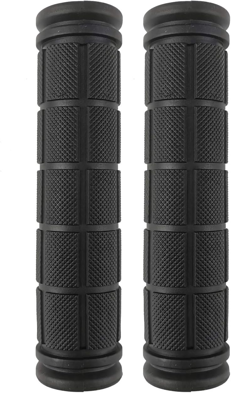 2 Pairs Bicycle Handle Bar Grips Mushroom for BMX/Road Mountain Bikes Black V1259-DP01-A-512