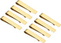 Skinny Tie Clips, Stainless Steel Clips for Men Wedding Gold - V1259-DP01-A-5123