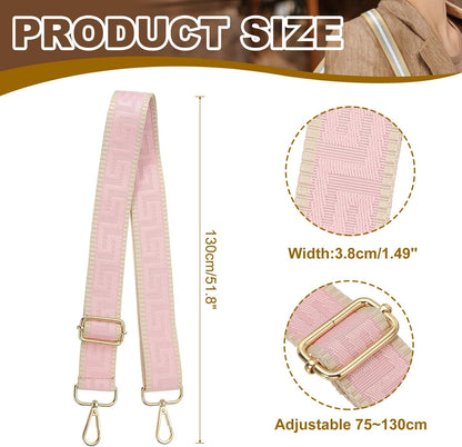 Purse Strap, Adjustable Crossbody Bag Straps Wide Shoulder Strap Universal Replacement Belt for Women's V1259-DP01-A-5159