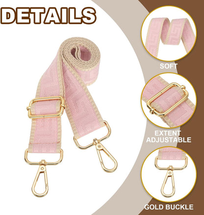 Purse Strap, Adjustable Crossbody Bag Straps Wide Shoulder Strap Universal Replacement Belt for Women's V1259-DP01-A-5159