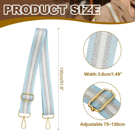 Purse Strap, Wide Shoulder Strap Adjustable Crossbody Bag Straps Universal Replacement Belt for Women's V1259-DP01-A-5175