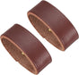 Leather Loop Keeper, Loops Belt Keeper Retainer Straps Replacement, Reddish Brown 1.5"/1.6" V1259-DP01-A-5188