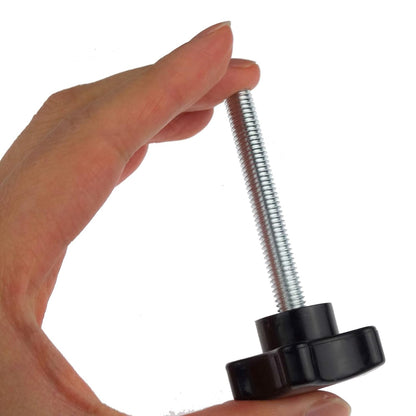 2 Pack M8 x 60mm (5/16" 2-3/8") Thread Replacement Star Hand Knob Tightening Screw V1259-DP01-A-520