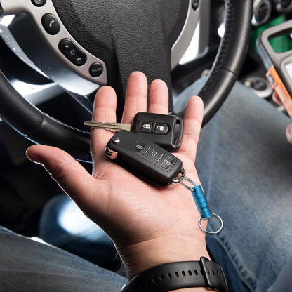 Quick Release Keychain, Detachable Pull Apart Key Rings Clip Spring Split Snap Separate Keychains Lock Holder V1259-DP01-A-5209
