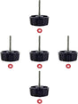 5 Pack Screws Nuts Caps for Fishing Spinning Reels Knob Power Handle Grip V1259-DP01-A-524