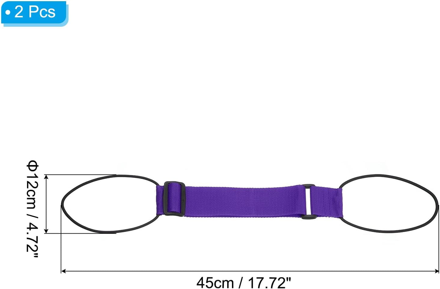 Luggage Straps Bag Bungee, 2 Pcs Suitcase Adjustable Belt for Add a Easy to Travel Elastic Strap Handle V1259-DP01-A-5262