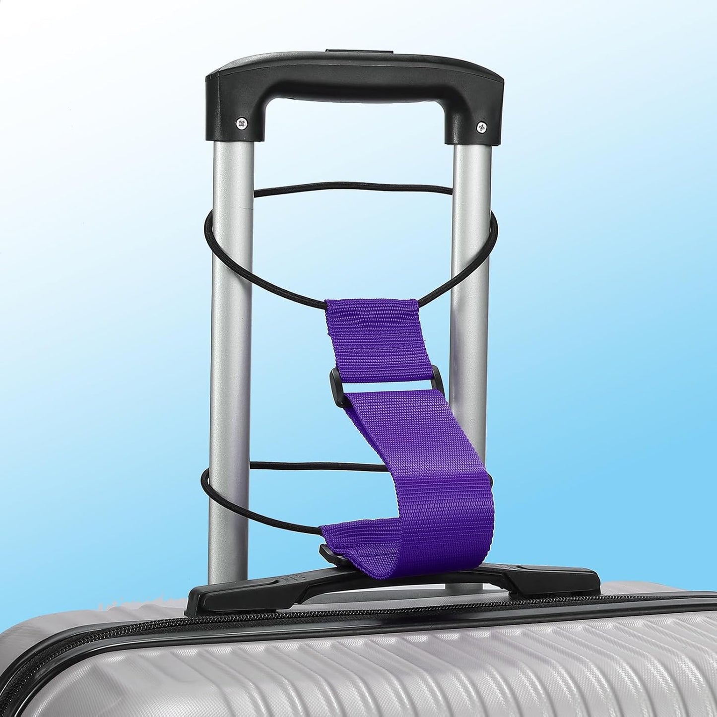 Luggage Straps Bag Bungee, 2 Pcs Suitcase Adjustable Belt for Add a Easy to Travel Elastic Strap Handle V1259-DP01-A-5262