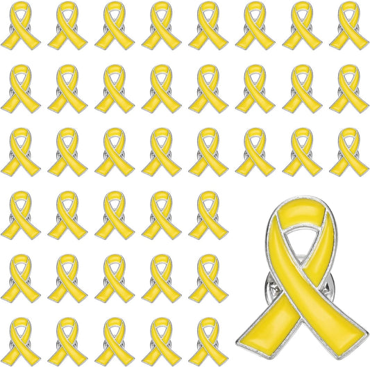 Ribbon Pins, Awareness Pins with Secure Clutch Back Enamel Lapel Brooch for Public Charity Support Fundraiser V1259-DP01-A-5275