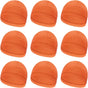 Helmet Liner Skull Cap for Men, Sweat Wicking Hats Stretchy Under Helmets Caps Orange - V1259-DP01-A-5278