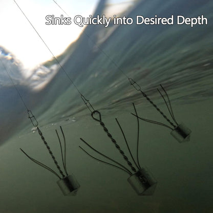5 Pack Spider Surf Fishing Weight Sputnik Sinker 1oz-8oz Saltwater Beach Casting Sea Bottom Holder - 4oz-5 V1259-DP01-A-5317