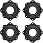 4 Pack 2.8 Inches Lazy Susan Turntable, 5/16 Inch Thick & 100 LB Capacity,Black V1259-DP01-A-533