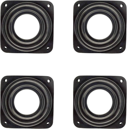4 Pack 2.8 Inches Lazy Susan Turntable, 5/16 Inch Thick & 100 LB Capacity,Black V1259-DP01-A-533