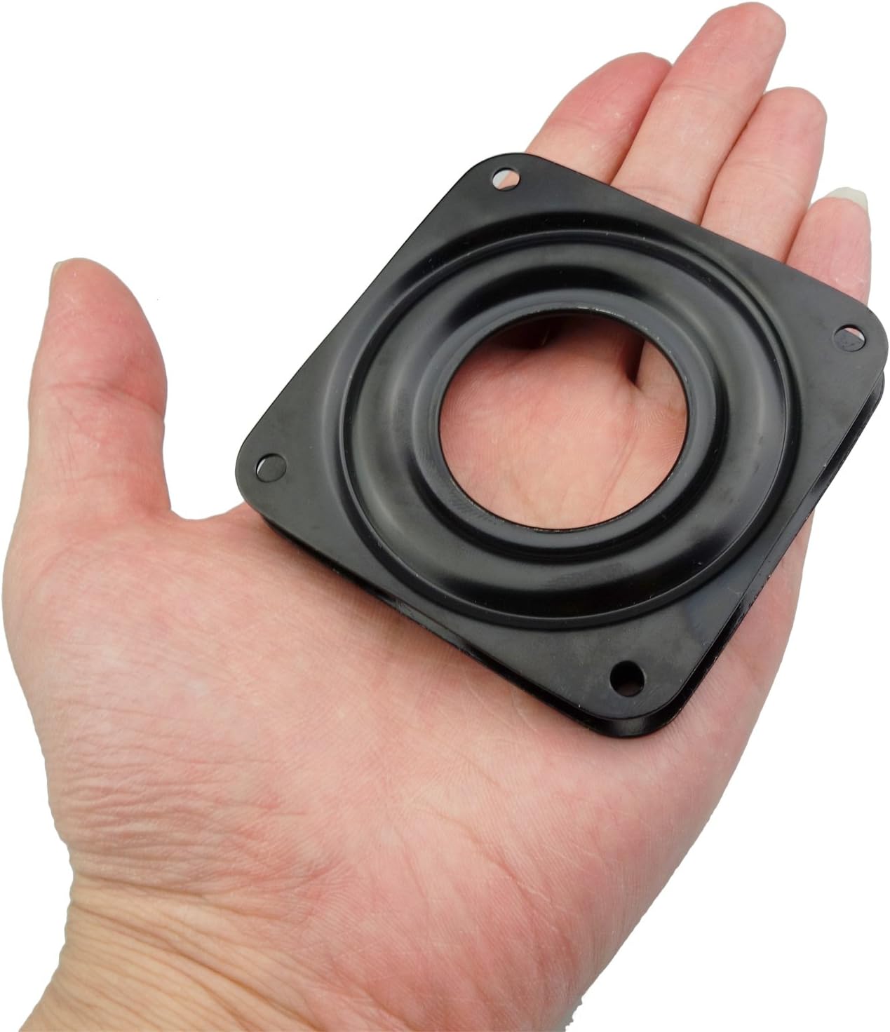 4 Pack 2.8 Inches Lazy Susan Turntable, 5/16 Inch Thick & 100 LB Capacity,Black V1259-DP01-A-533