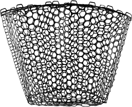 Fishing Landing Net Replacement Rubber Without Handle Foldable Mesh Netting for Freshwater Saltwater Black V1259-DP01-A-5338