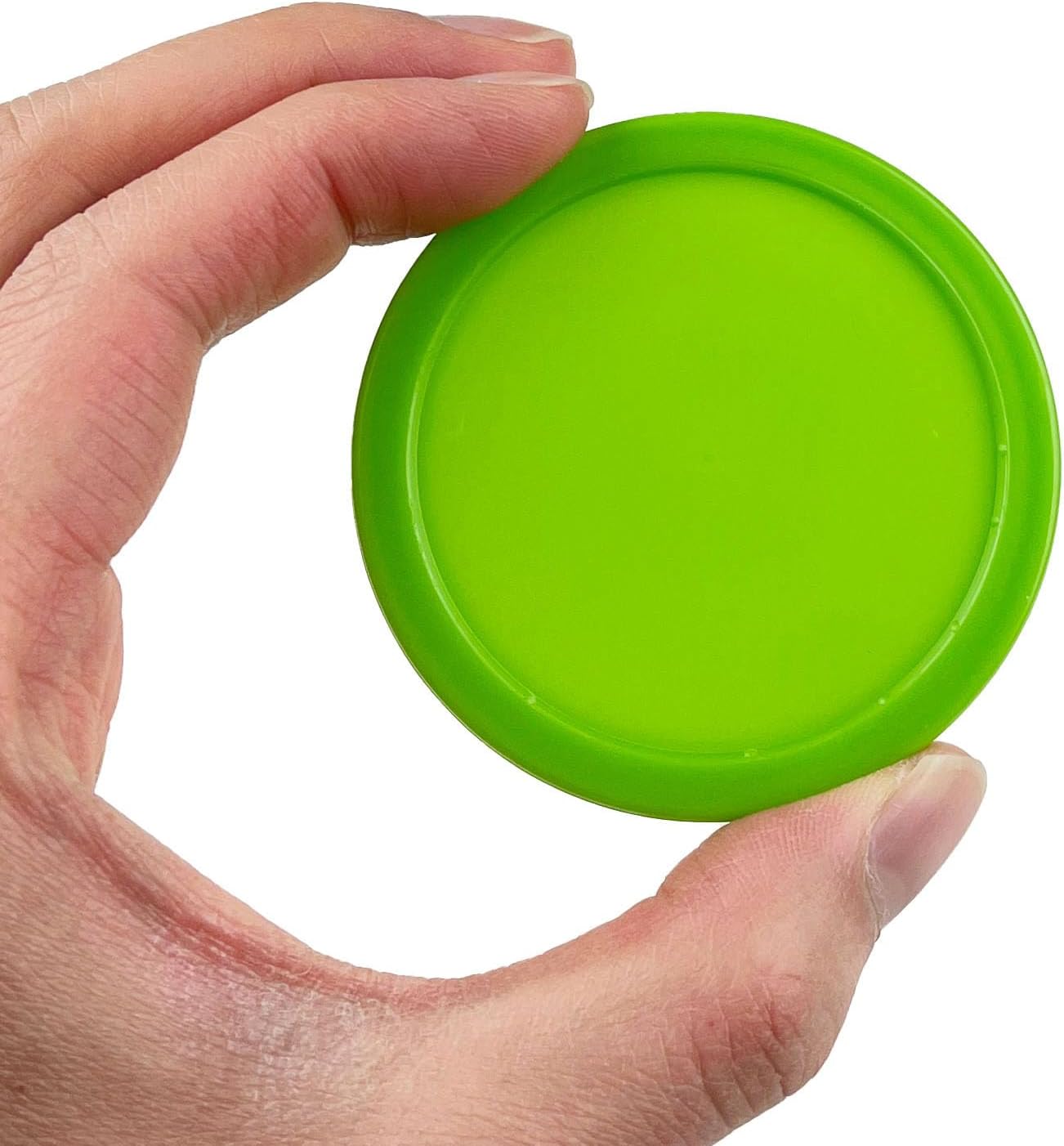 12 Pack 2.5 Inch Air Hockey Pucks for Small Size Table Green 64x4 mm V1259-DP01-A-535