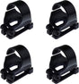 4 Pack Scuba Dive Universal Plastic Clip Snorkel Keeper Tube Holder, Black V1259-DP01-A-536