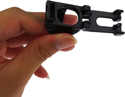 4 Pack Scuba Dive Universal Plastic Clip Snorkel Keeper Tube Holder, Black V1259-DP01-A-536