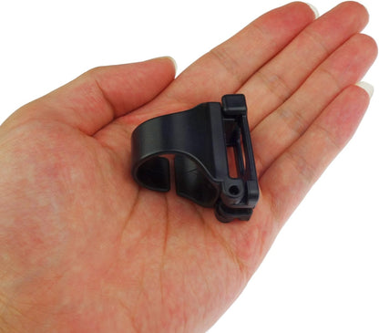 4 Pack Scuba Dive Universal Plastic Clip Snorkel Keeper Tube Holder, Black V1259-DP01-A-536