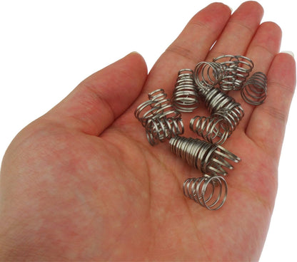 30 Pack 304 Stainless Steel Universal Quick Release Bike Wheel Skewer Springs with Storage Box V1259-DP01-A-537