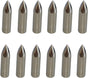 100 Grain Glue on Field Points Archery Replacement Practice Target Arrow Tips 12 Pack - V1259-DP01-A-5375